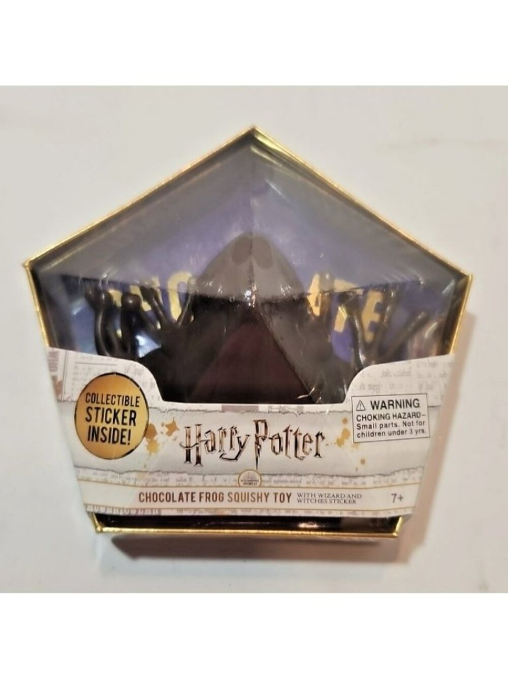 The Noble Collection Harry Potter Replica Chocolate Frog Toy W/Sticker New